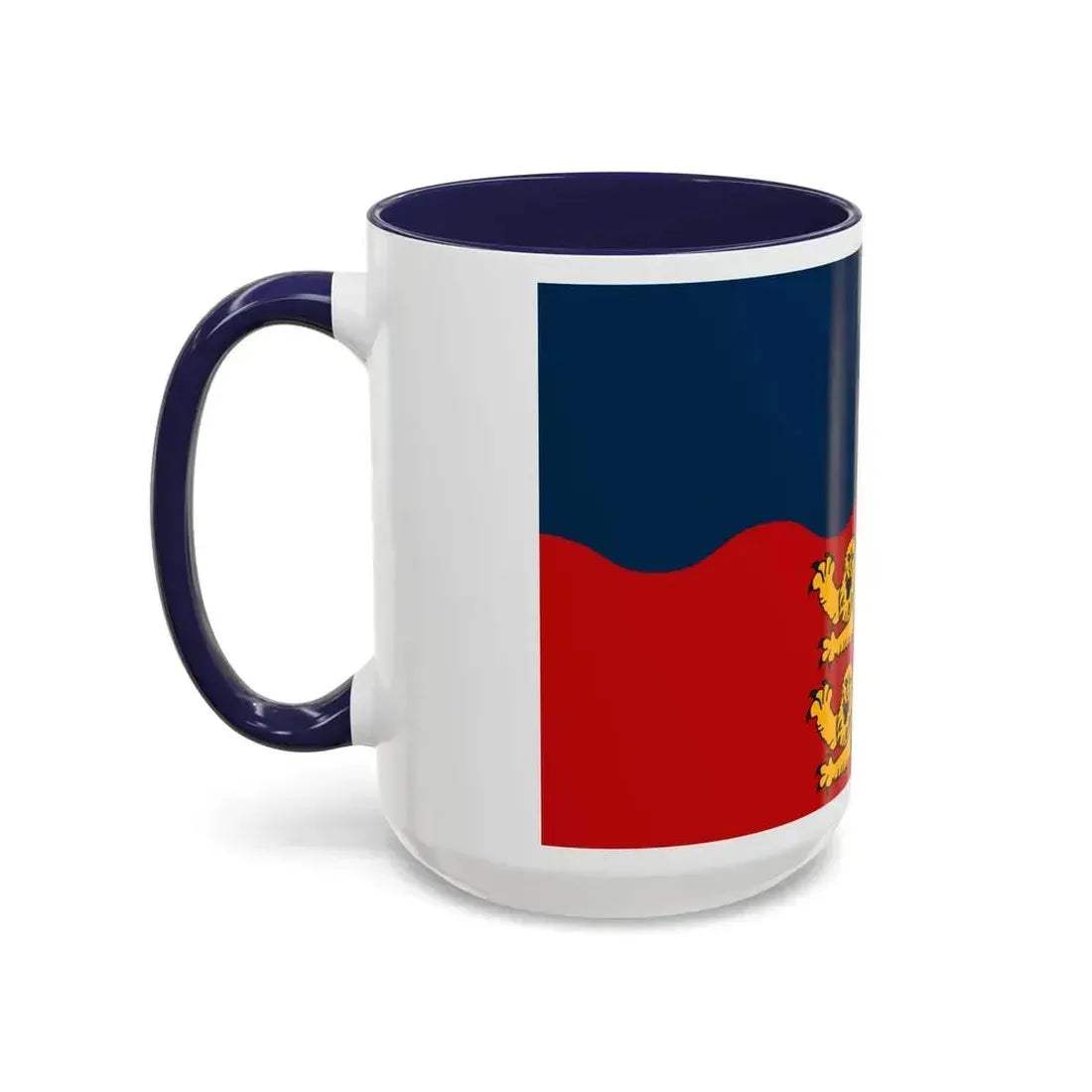 Flag of Calvados France 2 - Accent Coffee Mug - Go Mug Yourself