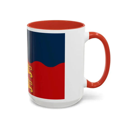 Flag of Calvados France 2 - Accent Coffee Mug - Go Mug Yourself