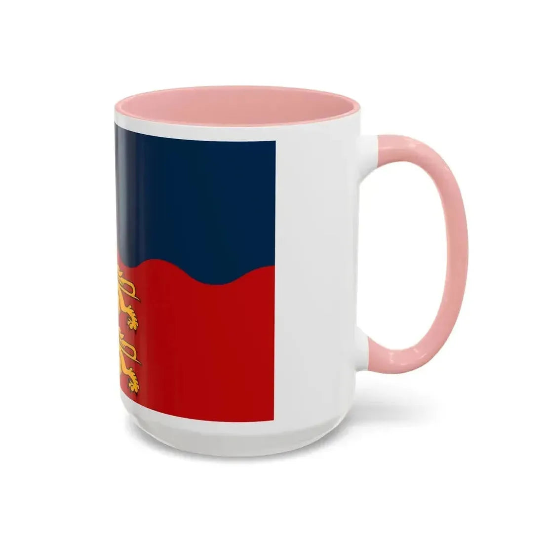 Flag of Calvados France 2 - Accent Coffee Mug - Go Mug Yourself