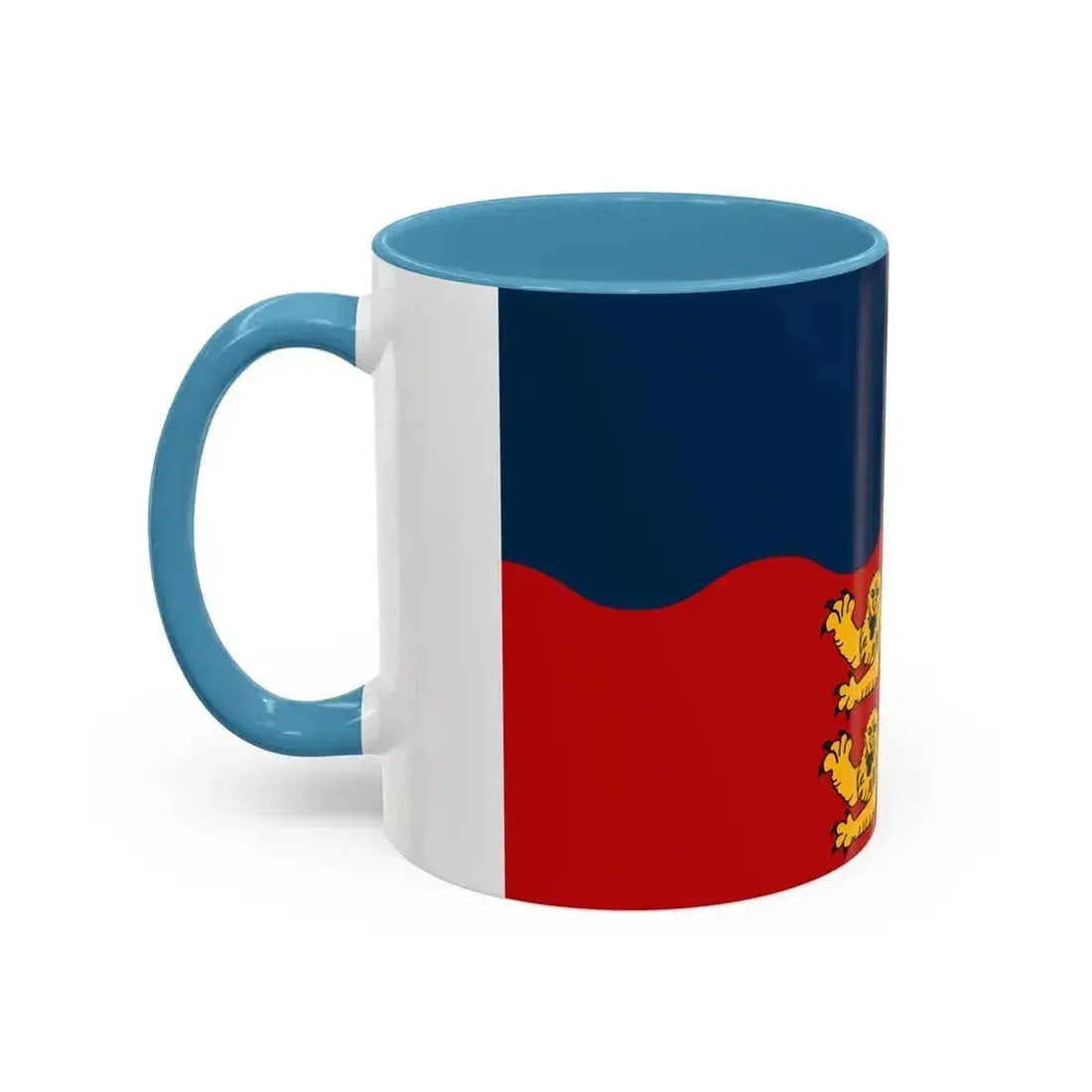 Flag of Calvados France 2 - Accent Coffee Mug - Go Mug Yourself