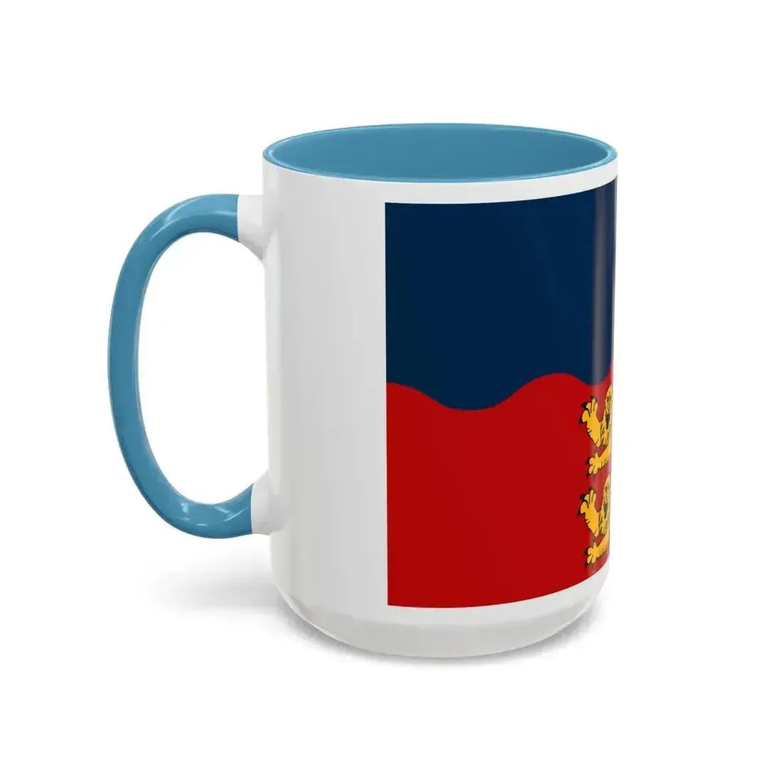 Flag of Calvados France 2 - Accent Coffee Mug - Go Mug Yourself
