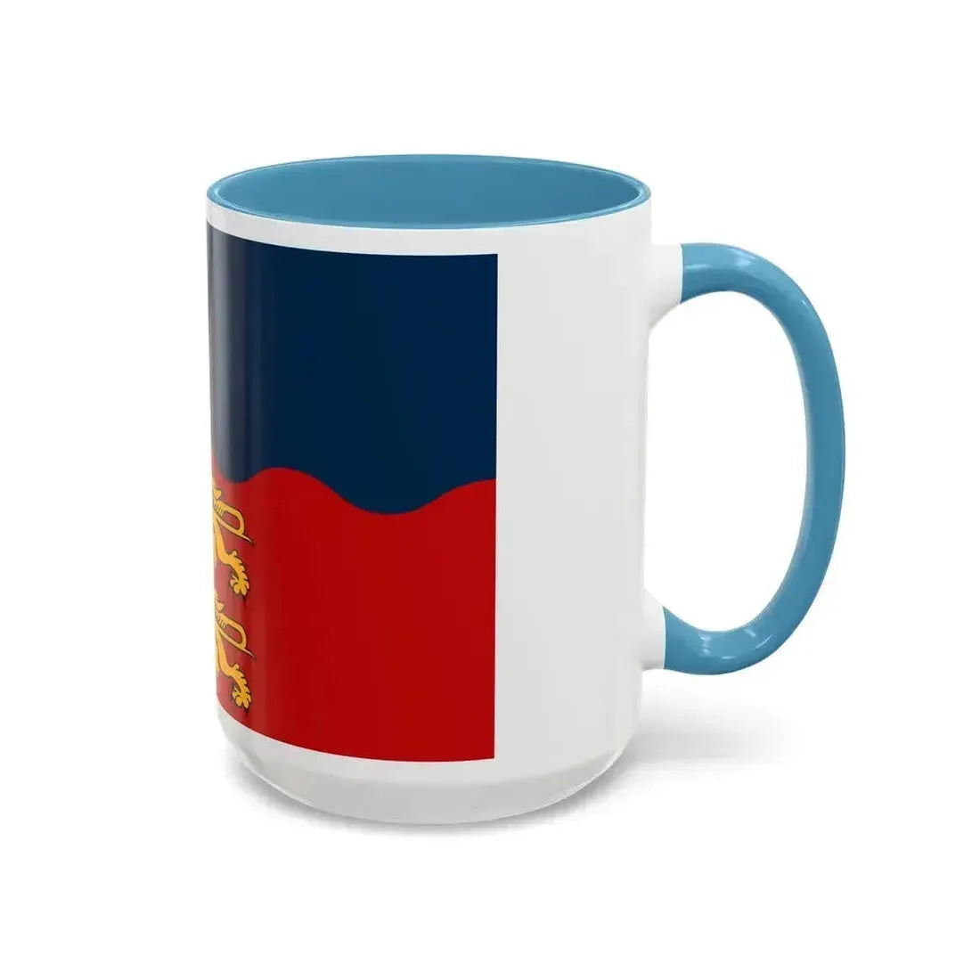 Flag of Calvados France 2 - Accent Coffee Mug - Go Mug Yourself
