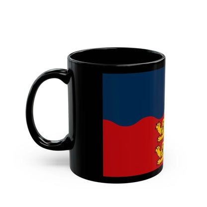 Flag of Calvados France 2 - Black Coffee Mug-Go Mug Yourself