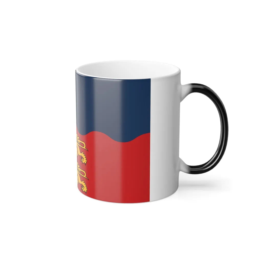 Flag of Calvados France 2 - Color Changing Coffee Mug-Go Mug Yourself