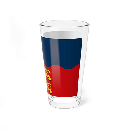 Flag of Calvados France 2 - Pint Glass 16oz-Go Mug Yourself