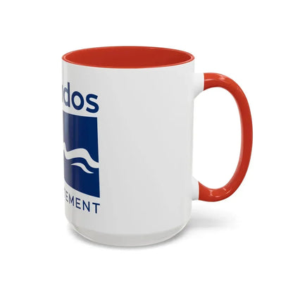 Flag of Calvados France - Accent Coffee Mug - Go Mug Yourself