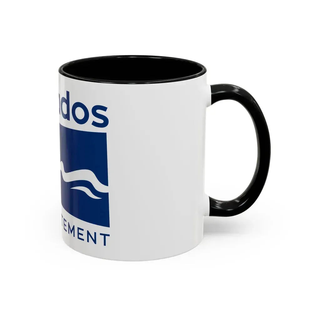 Flag of Calvados France - Accent Coffee Mug - Go Mug Yourself