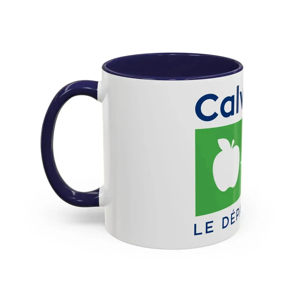 Flag of Calvados France - Accent Coffee Mug - Go Mug Yourself