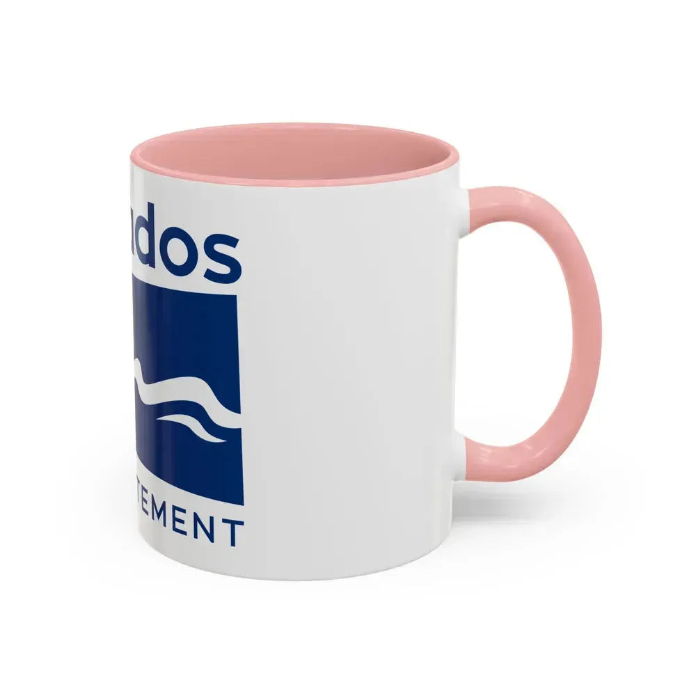 Flag of Calvados France - Accent Coffee Mug - Go Mug Yourself