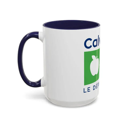 Flag of Calvados France - Accent Coffee Mug - Go Mug Yourself