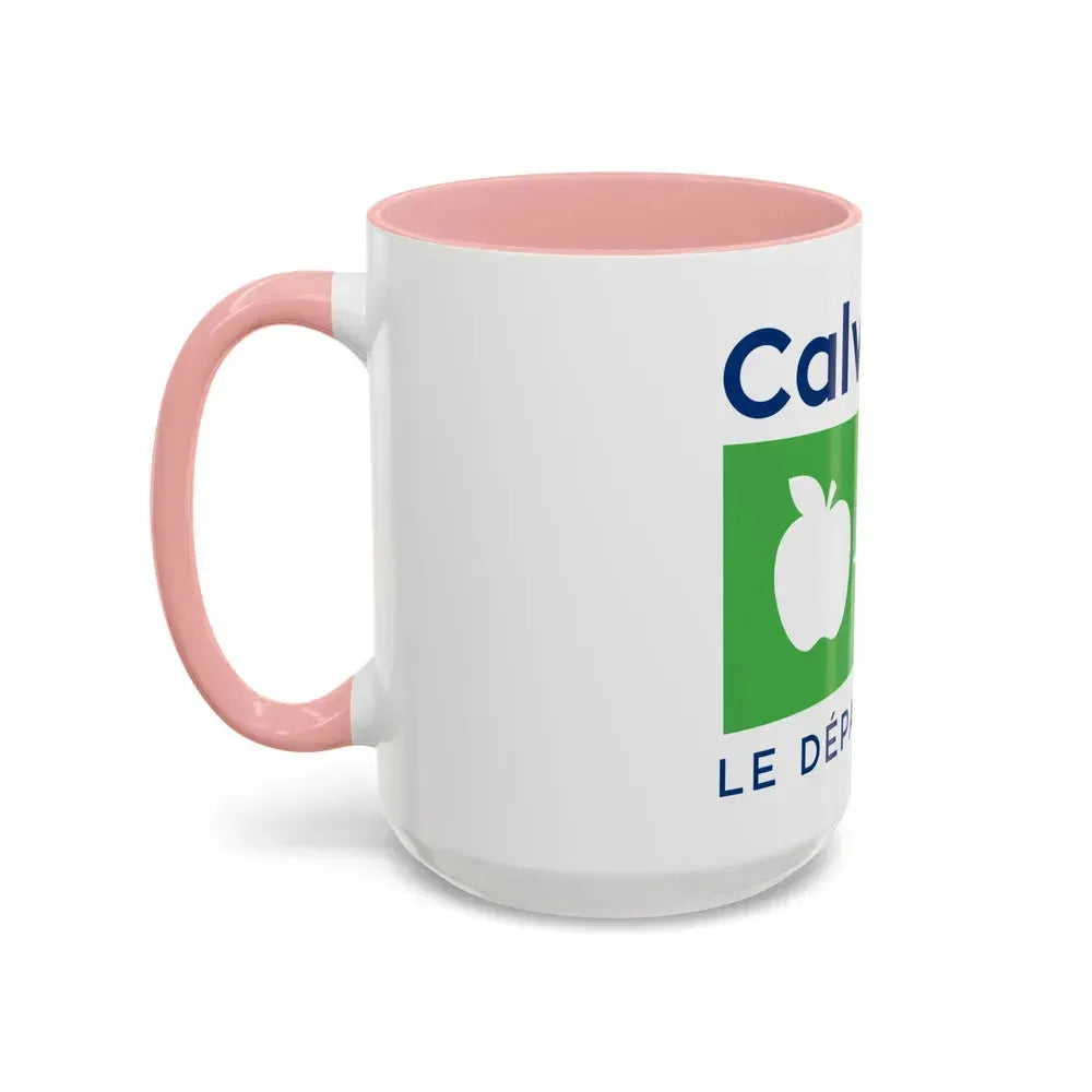 Flag of Calvados France - Accent Coffee Mug - Go Mug Yourself
