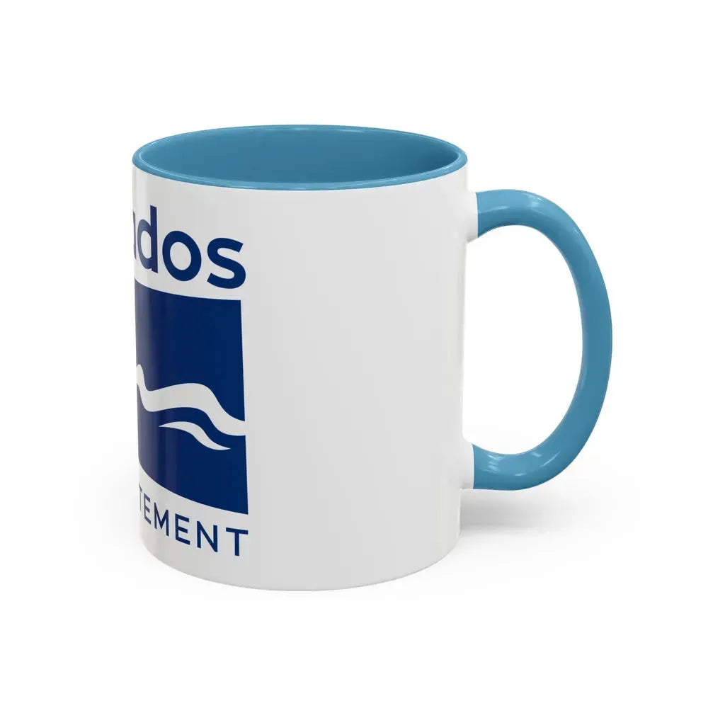Flag of Calvados France - Accent Coffee Mug - Go Mug Yourself