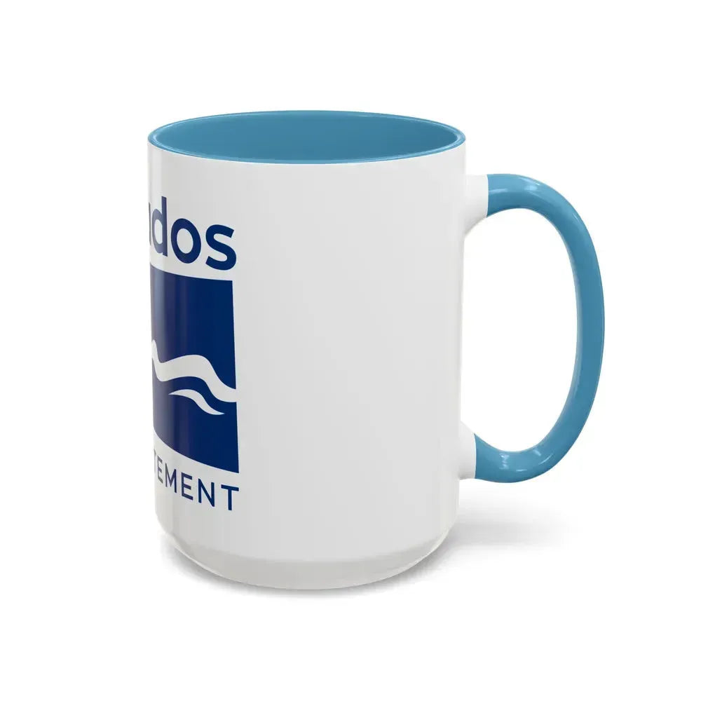Flag of Calvados France - Accent Coffee Mug - Go Mug Yourself