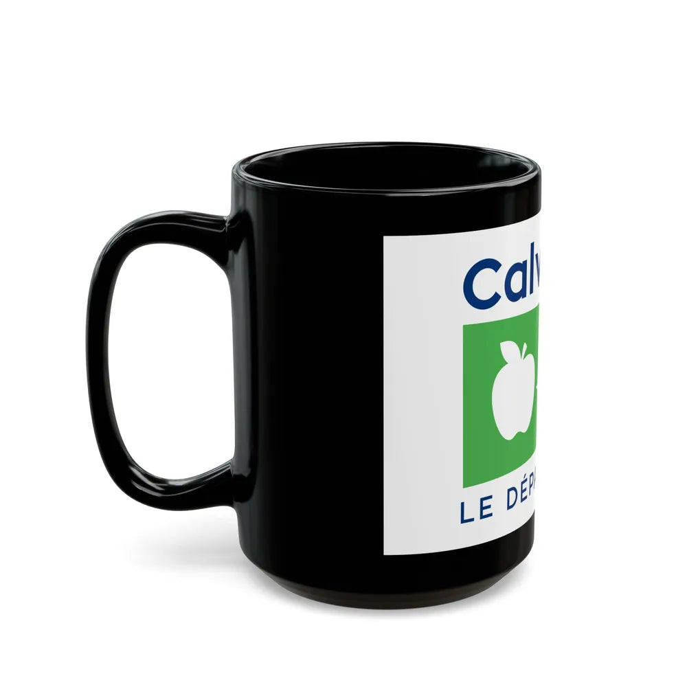 Flag of Calvados France - Black Coffee Mug-Go Mug Yourself