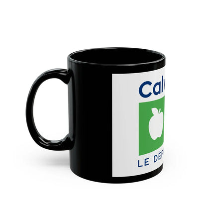 Flag of Calvados France - Black Coffee Mug-Go Mug Yourself