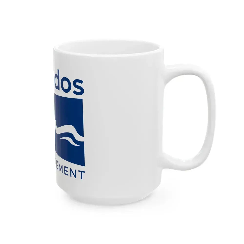 Flag of Calvados France - White Coffee Mug - Go Mug Yourself