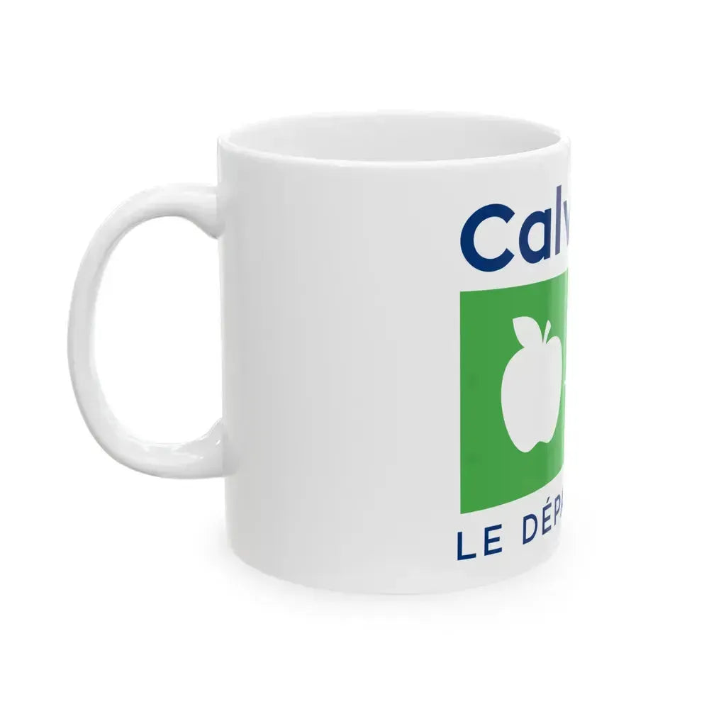 Flag of Calvados France - White Coffee Mug - Go Mug Yourself