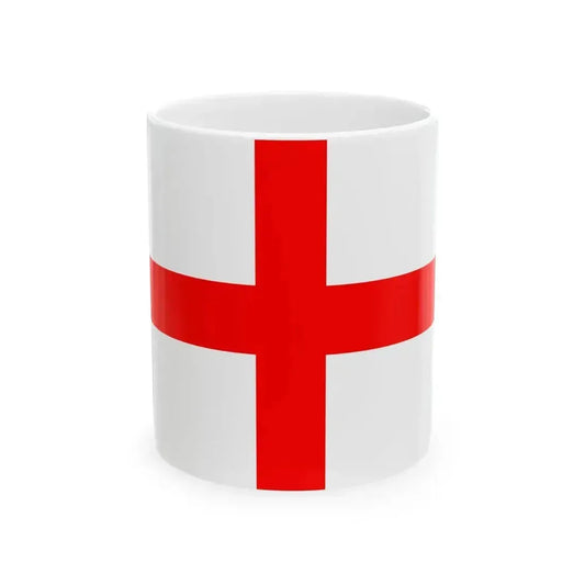 Flag of Calvi (France) White Coffee Mug 11oz - Go Mug Yourself