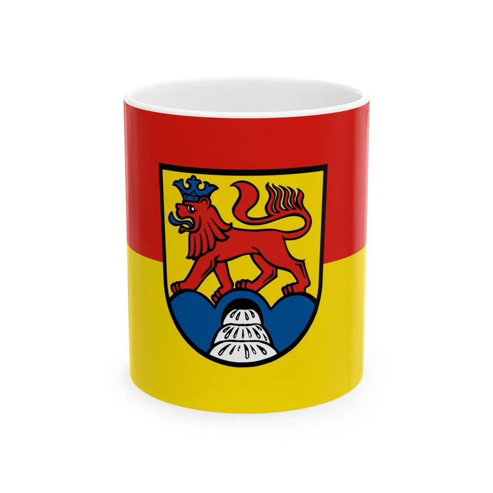 Flag of Calw Germany - White Coffee Mug-11oz-Go Mug Yourself