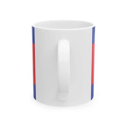 Flag of Cambodia type 4 (Cambodia) White Coffee Mug - Go Mug Yourself