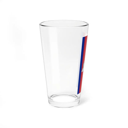 Flag of Cambodia vertical (Cambodia) Pint Glass 16oz - Go Mug Yourself