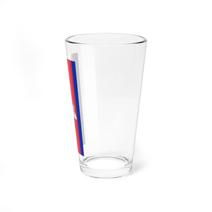 Flag of Cambodia vertical (Cambodia) Pint Glass 16oz - Go Mug Yourself