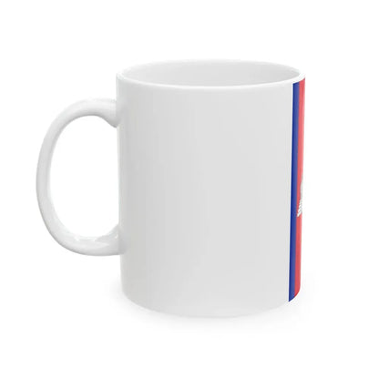 Flag of Cambodia vertical (Cambodia) White Coffee Mug - Go Mug Yourself