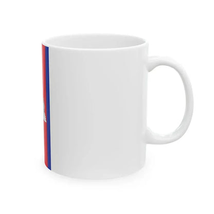 Flag of Cambodia vertical (Cambodia) White Coffee Mug - Go Mug Yourself
