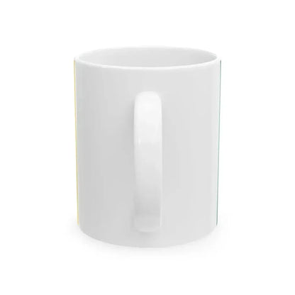 Flag of Cameroon type 2 (Cameroon) White Coffee Mug - Go Mug Yourself