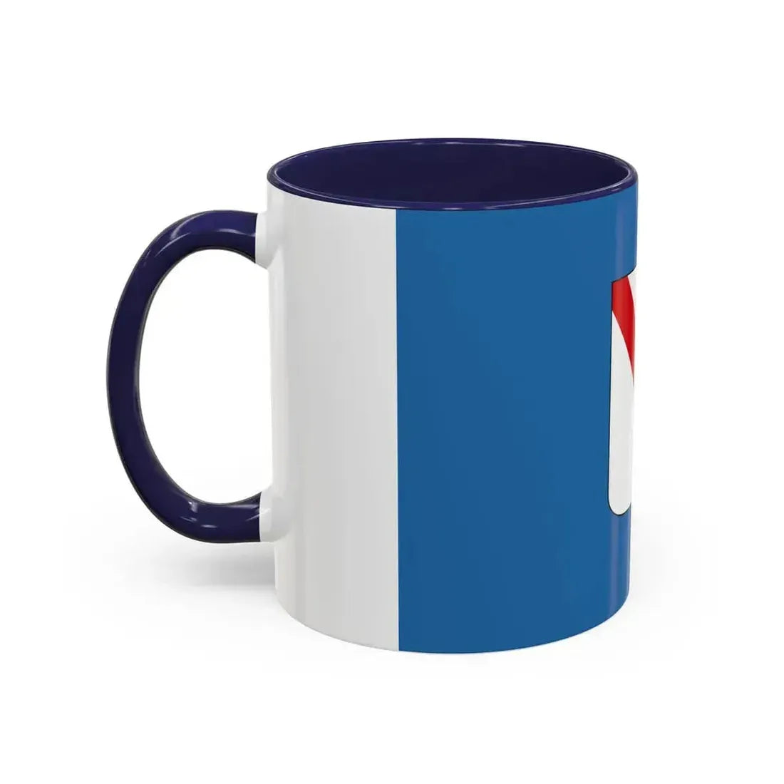 Flag of Campania Italy - Accent Coffee Mug - Go Mug Yourself