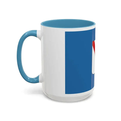 Flag of Campania Italy - Accent Coffee Mug - Go Mug Yourself