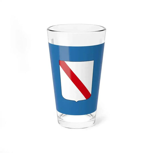 Flag of Campania Italy - Pint Glass 16oz 16oz - Go Mug Yourself