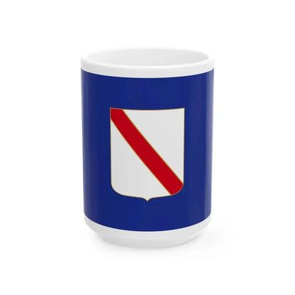 Flag of Campania (Italy) White Coffee Mug 15oz - Go Mug Yourself