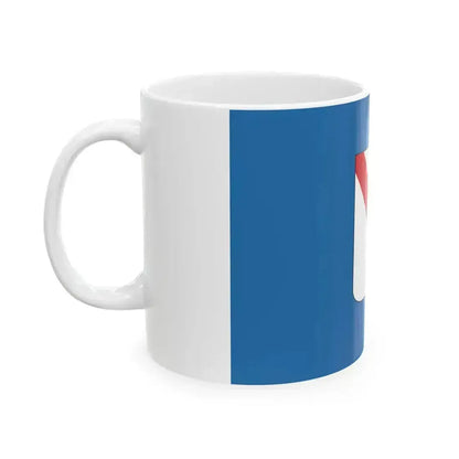 Flag of Campania Italy - White Coffee Mug - Go Mug Yourself