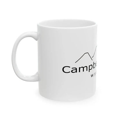 Flag of Campbell County Wyoming (United States) White Coffee Mug - Go Mug Yourself