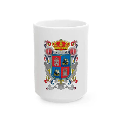 Flag of Campeche (Mexico) White Coffee Mug 15oz - Go Mug Yourself