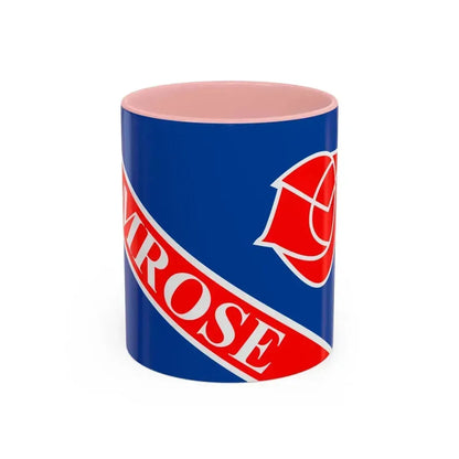 Flag of Camrose Alberta Canada - Accent Coffee Mug 11oz Pink - Go Mug Yourself