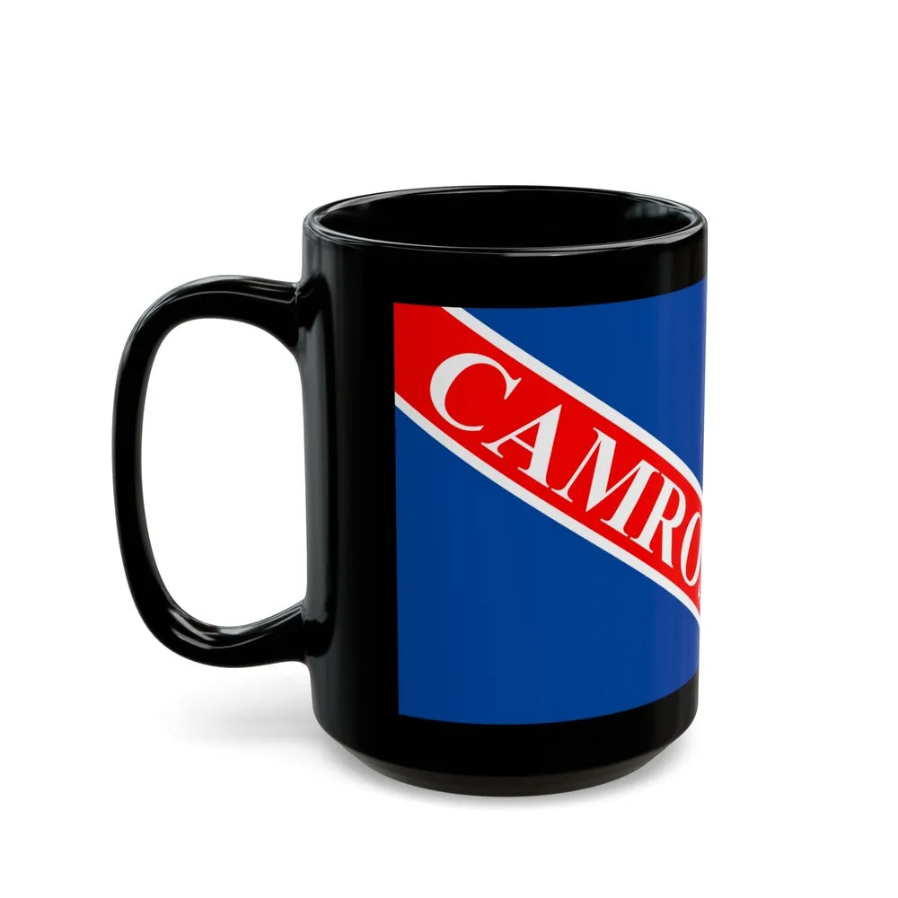 Flag of Camrose Alberta Canada - Black Coffee Mug-Go Mug Yourself