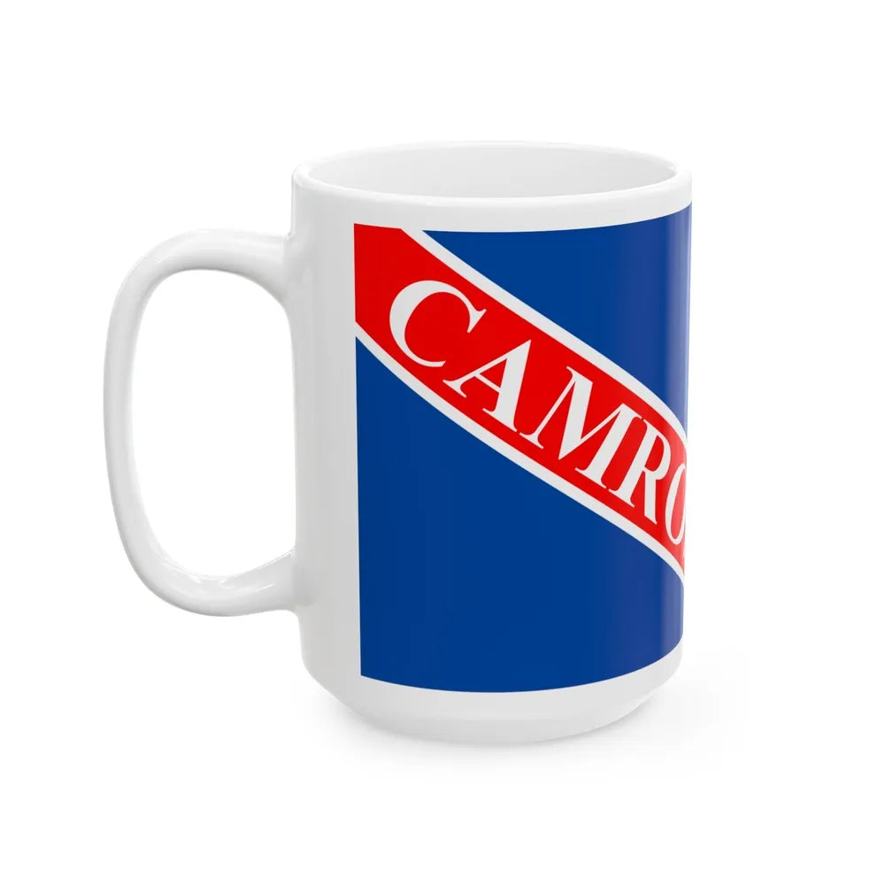 Flag of Camrose Alberta Canada - White Coffee Mug-Go Mug Yourself