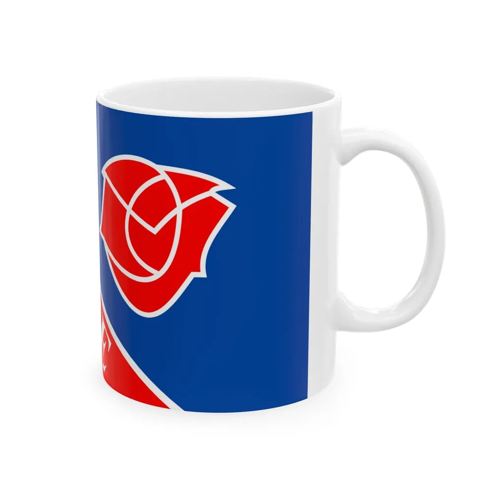 Flag of Camrose Alberta Canada - White Coffee Mug-Go Mug Yourself