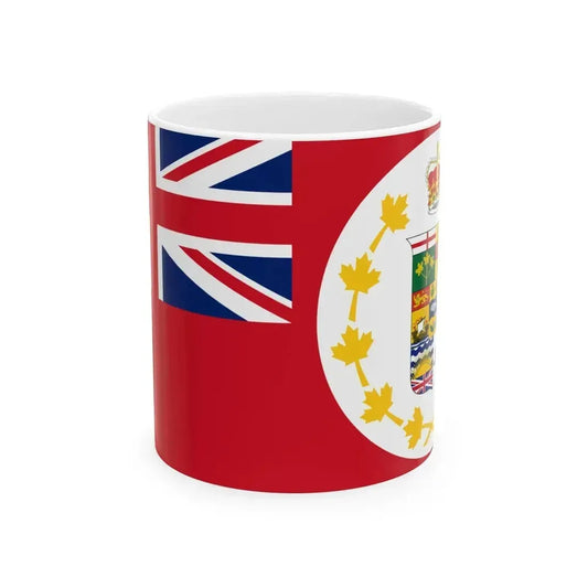 Flag of Canada 1896 (Canada) White Coffee Mug 11oz - Go Mug Yourself