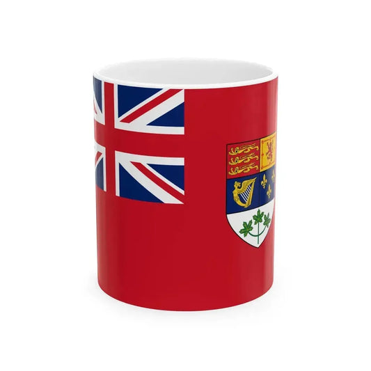 Flag of Canada 1921-1957 2-3 (Canada) White Coffee Mug 11oz - Go Mug Yourself