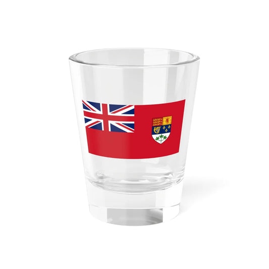 Flag of Canada 1921-1957 (Canada) Shot Glass 1.5oz 1.5oz - Go Mug Yourself