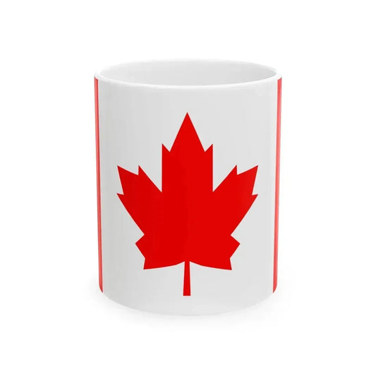 Flag of Canada 1964 (Canada) White Coffee Mug 11oz - Go Mug Yourself