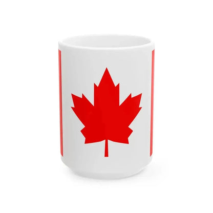 Flag of Canada 1964 (Canada) White Coffee Mug 15oz - Go Mug Yourself