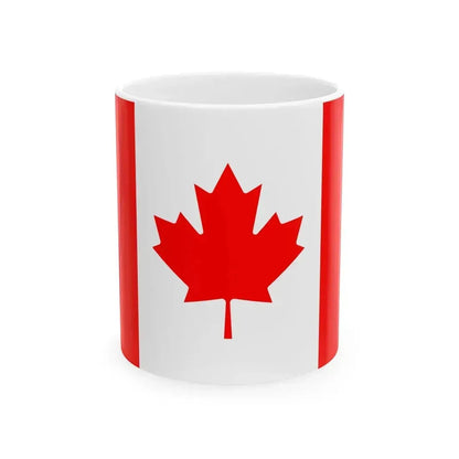 Flag of Canada 3-2 (Canada) White Coffee Mug 11oz - Go Mug Yourself