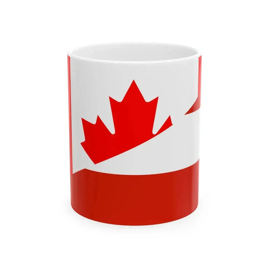 Flag of Canada and Austria (Austria) White Coffee Mug 11oz - Go Mug Yourself