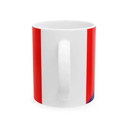 Flag of Canada and France (Canada) White Coffee Mug - Go Mug Yourself
