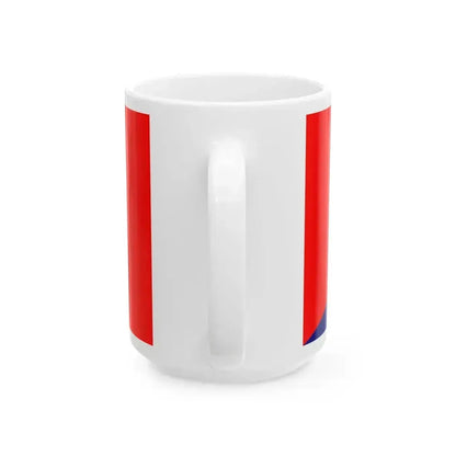 Flag of Canada and France (Canada) White Coffee Mug - Go Mug Yourself