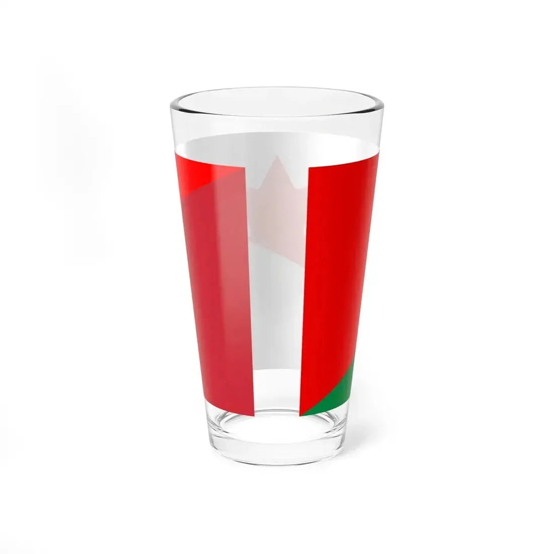 Flag of Canada and Italy (Canada) Pint Glass 16oz - Go Mug Yourself
